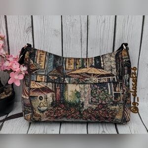 SAS Vintage Tapestry Shoulder Bag